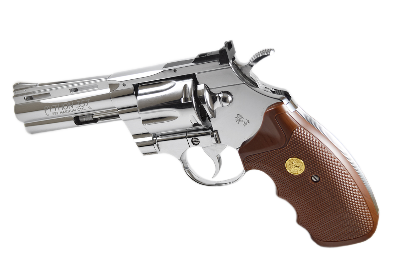 REVÓLVER DE CO2 COLT PYTHON INOX 4.5 MM 4