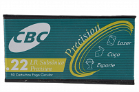 MUNIÇÃO CBC LR SUBSÔNICO PRECISION .22