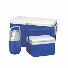 KIT 3 PEÇAS COOLER AZUL COLEMAN