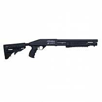 ESPINGARDA CBC PUMP MILITARY 3.0 CORONHA RETRÁTIL CALIBRE 12 CANO 14\
