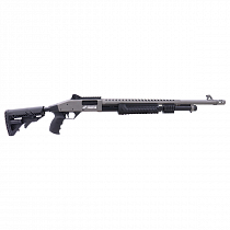 ESPINGARDA CBC PUMP MILITARY 3.0 TUNGSTEN CORONHA RETRÁTIL CALIBRE 12 CANO 24\