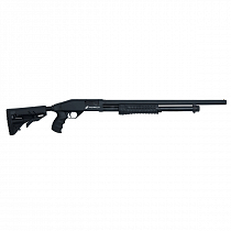 ESPINGARDA CBC PUMP MILITARY 3.0 CORONHA RETRÁTIL CALIBRE 12 CANO 24\