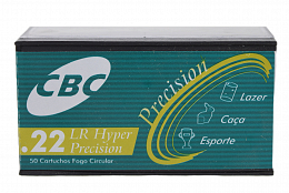 MUNIÇÃO CBC LR HYPER PRECISION .22