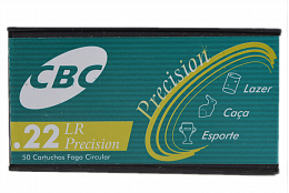 MUNIÇÃO CBC LR CHOG PRECISION  .22