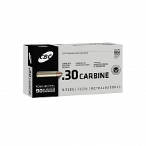 MUNIÇÃO CBC .30 CARBINE EXPO 110GR - 50 UNIDADES