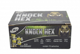 MUNIÇÃO KNOCK BALOTE HEX 23G