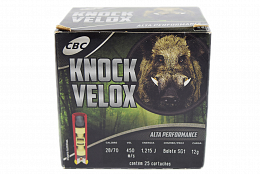MUNIÇÃO KNOCK VELOX BALOTE SG1 12G