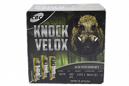 MUNIÇÃO KNOCK VELOX BALOTE SG1 20G