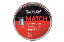 CHUMBINHO JSB MATCH JUMBO 5.5MM 300 UNID