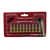 MUNIÇÃO CBC .32 S&W L EXPO 98GR EXPANSIVO PONTA OCA - 10 UNIDADES