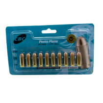 MUNIÇÃO CBC .40 S&W ETPP 180GR PONTA PLANA – 10 UNIDADES