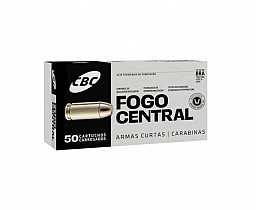 MUNIÇÃO CBC .40 S&W ETPP 180GR TREINA NTA - 50 UNIDADES