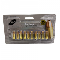 MUNIÇÃO CBC PRO SHOCK 9MM EXPO +P 135GR - BLISTER COM 10 UNIDADES